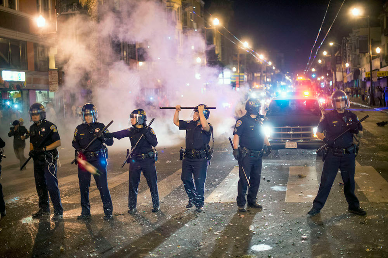 Illustration for article titled San Francisco Brings Fire And Fistfights To World Series Celebrations